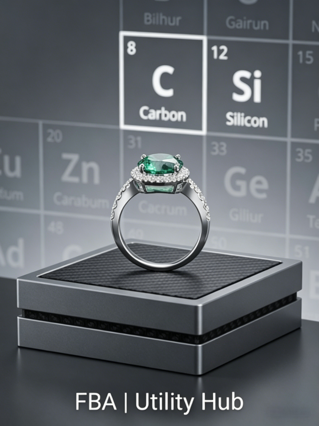 3ct Brilliant Cut Moissanite Classic Halo Ring | Luminous Scientific Radiance Edition | TARA AYARH LUNE
