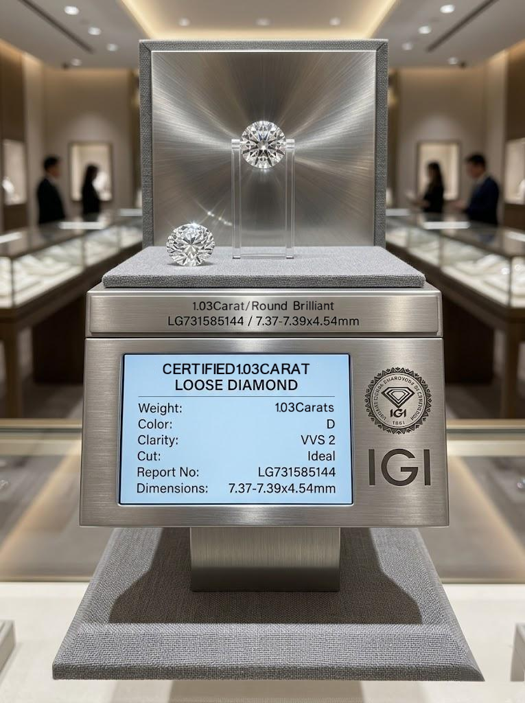 IGI Certified Lab-Grown Loose Diamonds | D Color VVS1-VS1 | 1.02ct - 3.01ct | TARA AYARH LUNE
