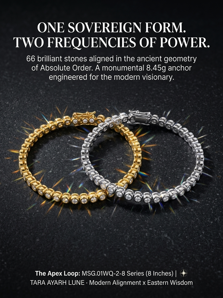 2.4ct Moissanite 8-Inch Tennis Bracelet | Apex Loop | TARA AYARH LUNE