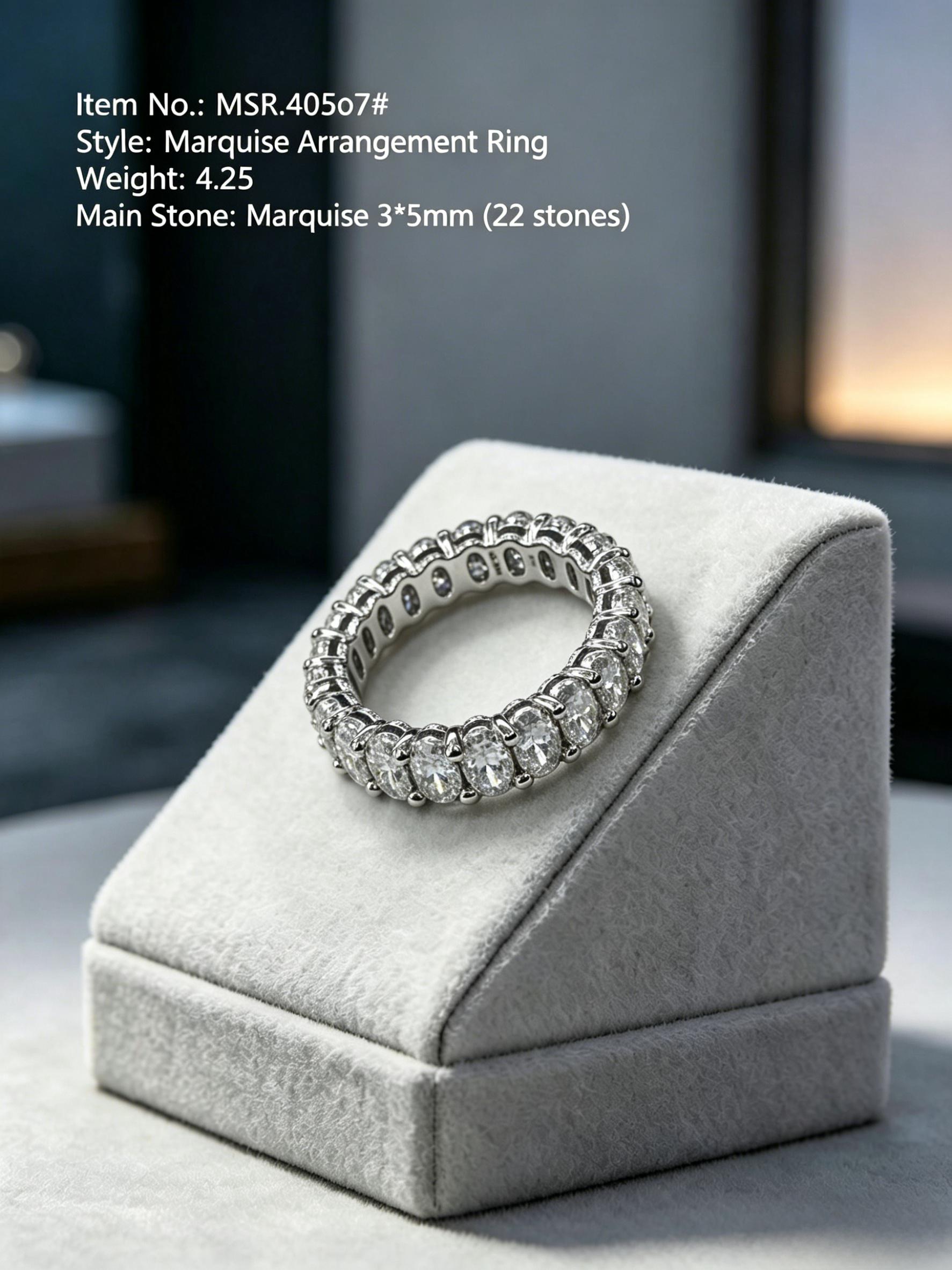 Colorful Moissanite Wedding Band | Chroma Eternity Anniversary Stacking Ring | TARA AYARH LUNE
