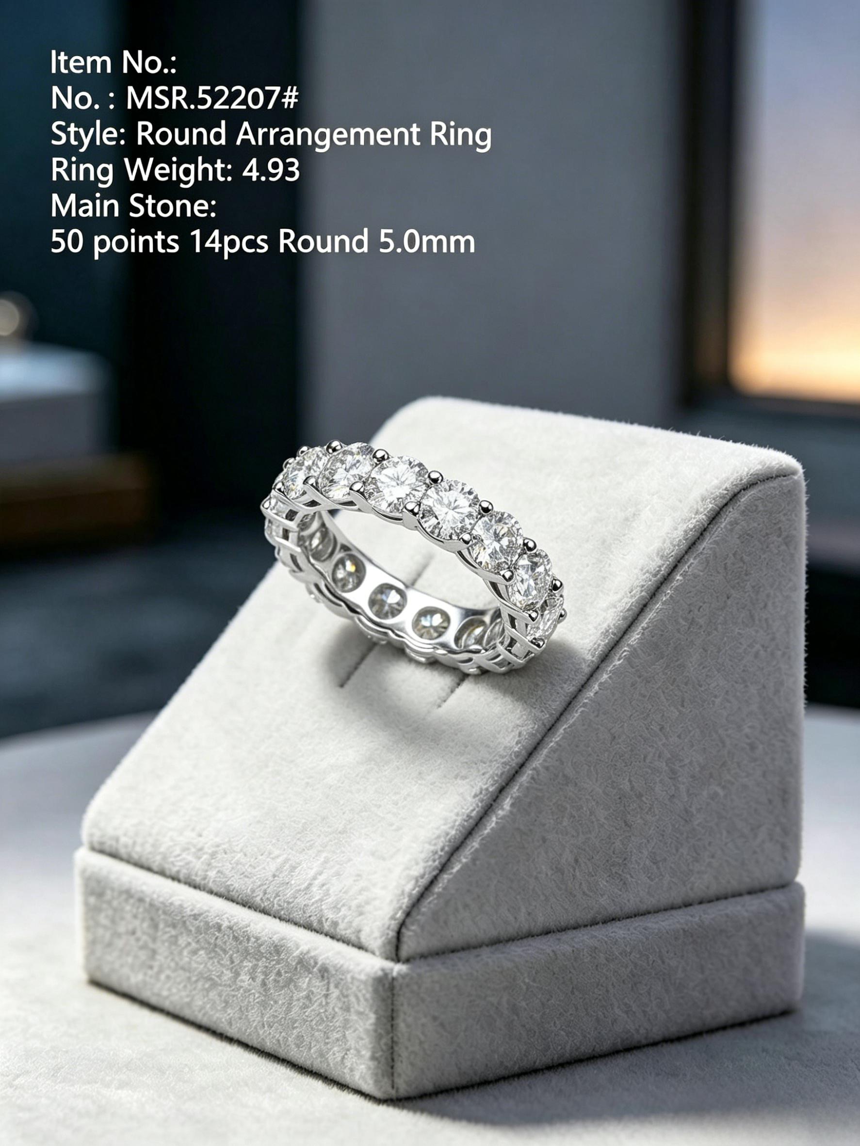 Colorful Moissanite Wedding Band | Chroma Eternity Anniversary Stacking Ring | TARA AYARH LUNE