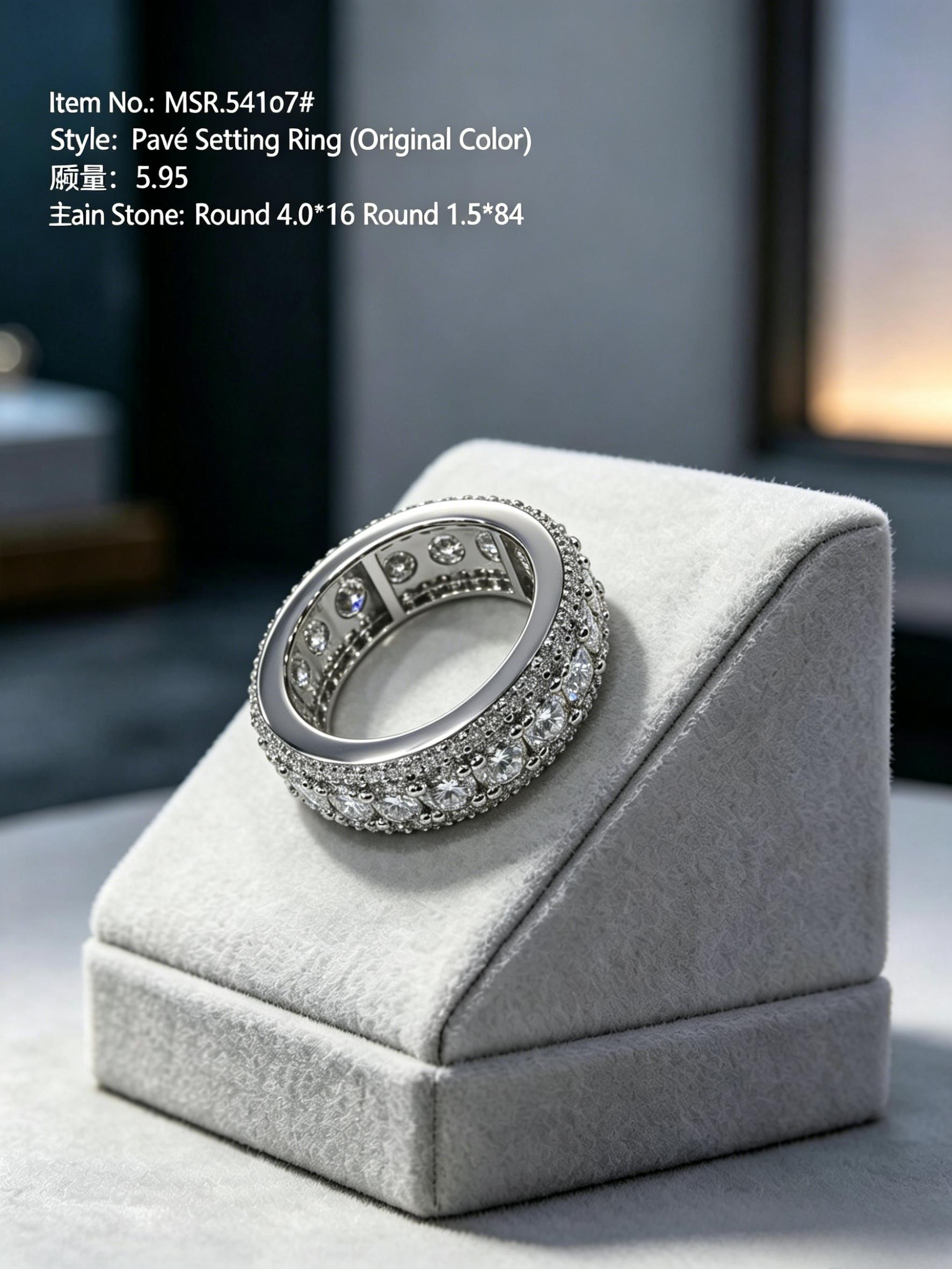 Colorful Moissanite Wedding Band | Chroma Eternity Anniversary Stacking Ring | TARA AYARH LUNE