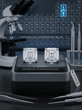2ctw Asscher-cut white moissanite stud earrings — stellar white, hall-of-mirrors effect | TARA AYARH LUNE