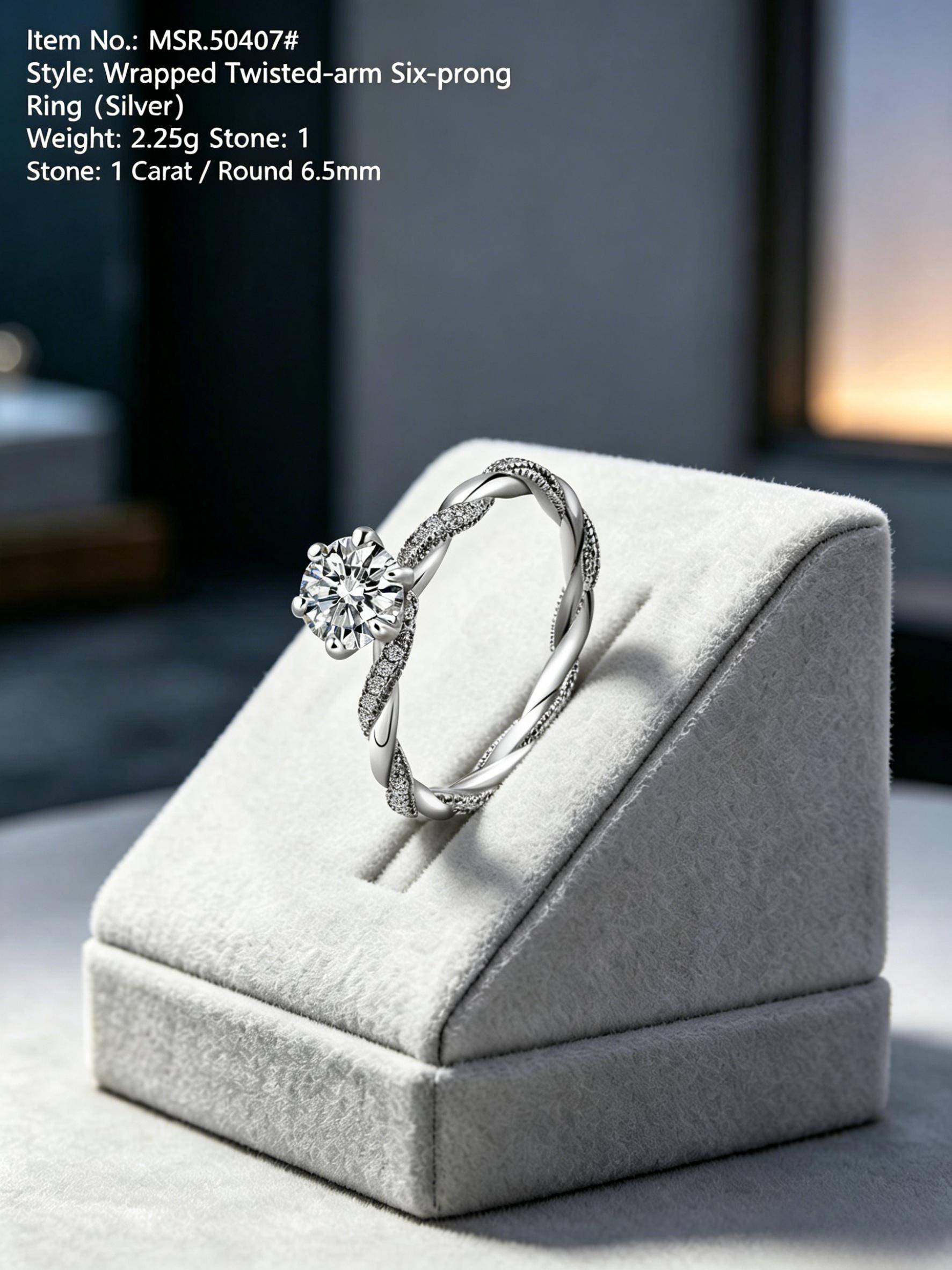 Moissanite eternity band MSR534 — plated, bold statement | TARA AYARH LUNE