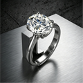 7x9mm oval-cut moissanite solitaire ring — 2ct D-color VVS1, timeless classic four-prong setting | TARA AYARH LUNE