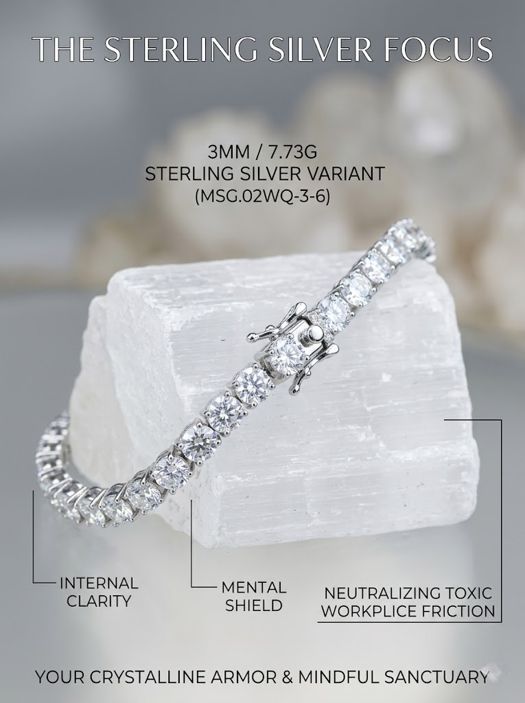3mm moissanite tennis bracelet spec comparison — gold vs silver, 6-8 inch | TARA AYARH LUNE